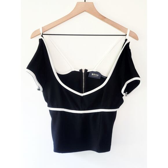 NEW Anthropologie Maeve Sweetheart Ponte Top - Large - Picture 5 of 10